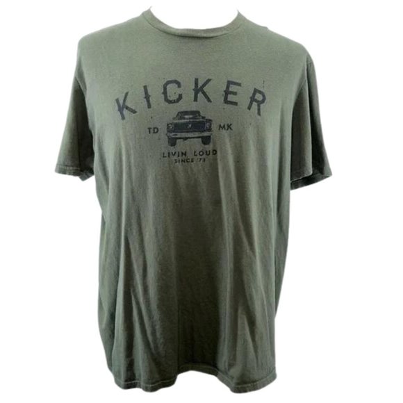 Kicker Audio Olive Green Shirt - Picture 1 of 7